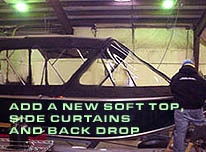 Photo of soft top in the making.